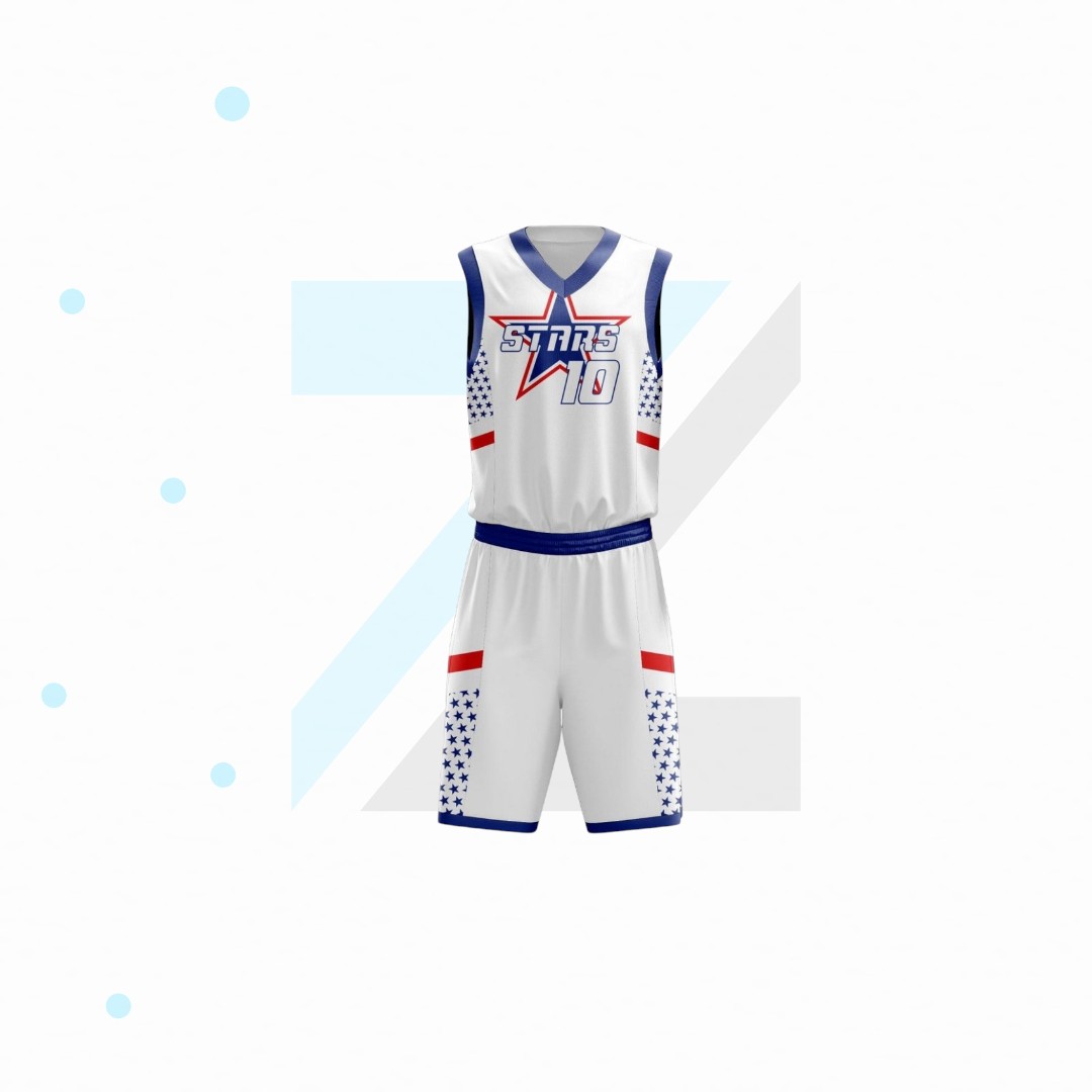 Premium Basketball Uniform | Custom Team Jersey & Shorts | Breathable Mesh Fabric angle 3